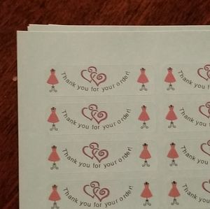 128 LABELS - Thank You For Your Order dress hearts